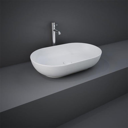 RAK Ceramics Feeling Oval 430mm Countertop Basin with No Tap Hole (1 size, 5 colours) - Brand New Bathrooms