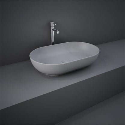 RAK Ceramics Feeling Oval 430mm Countertop Basin with No Tap Hole (1 size, 5 colours) - Brand New Bathrooms