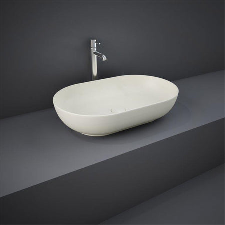 RAK Ceramics Feeling Oval 430mm Countertop Basin with No Tap Hole (1 size, 5 colours) - Brand New Bathrooms