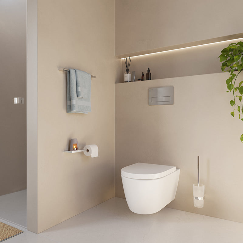 Smedbo Toilet roll holder with Shelf - Brand New Bathrooms