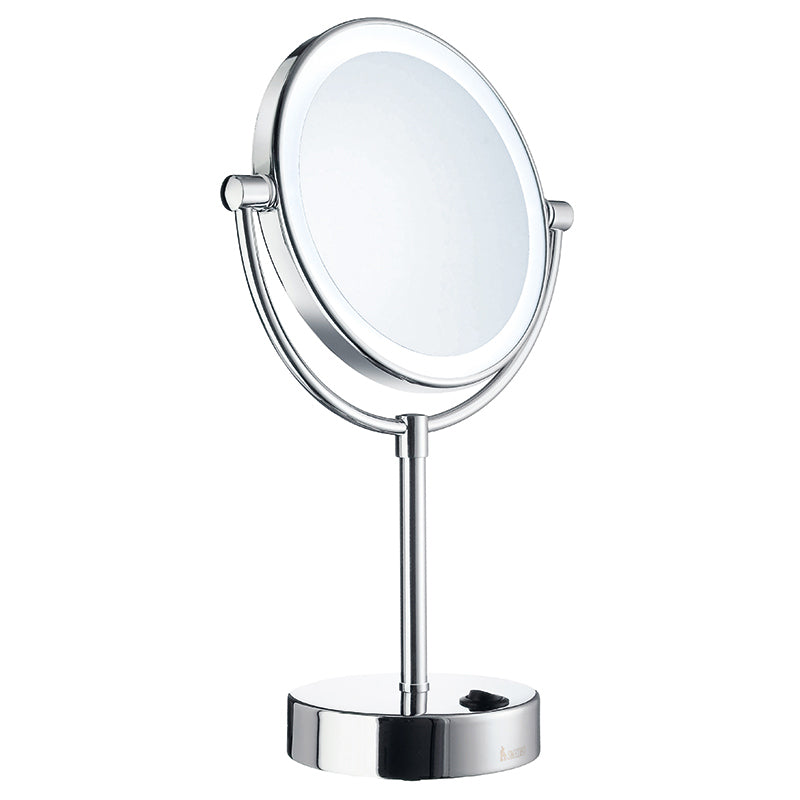 Smedbo Outline Free Standing Shaving/Make-up Mirror With LED-Technology - Brand New Bathrooms