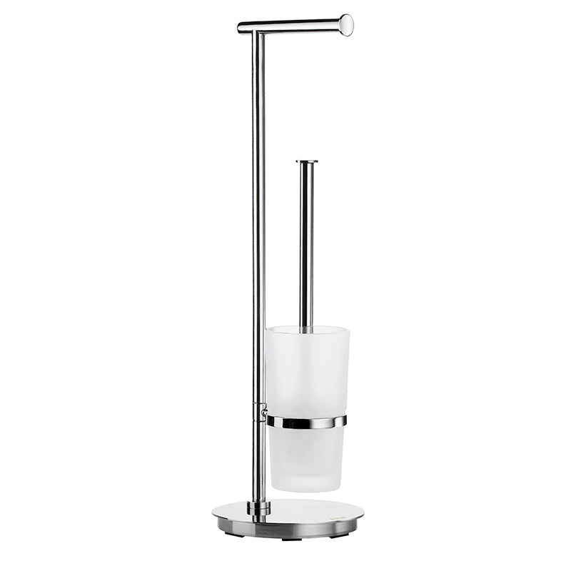 Smedbo Outline Lite Free Standing Toilet Roll Holder or Toilet Brush (2 Variants) - Brand New Bathrooms