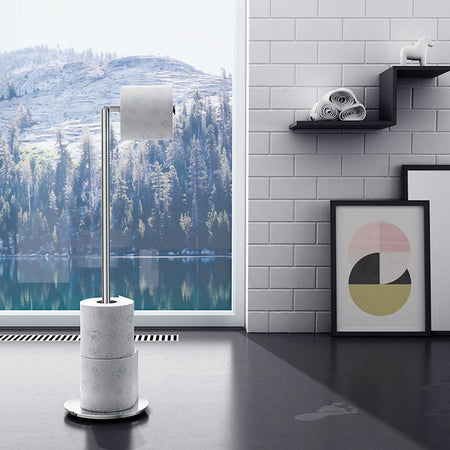 Smedbo Toilet Roll Holder Free Standing (4 Variants) - Brand New Bathrooms