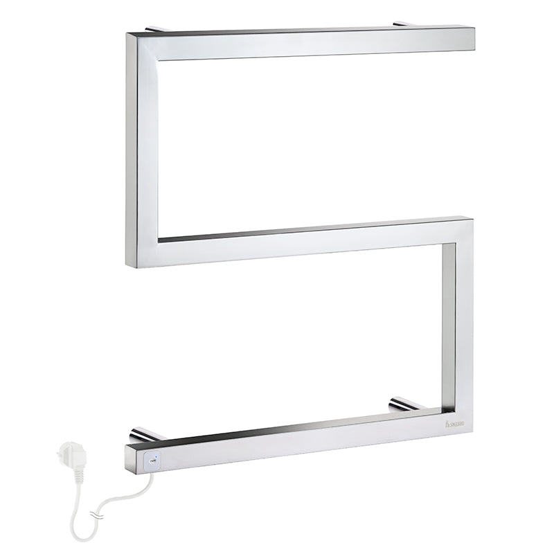 Smedbo Dry 'S' shaped Electric Towel Warmer (1 size, Polished Chrome) - Brand New Bathrooms