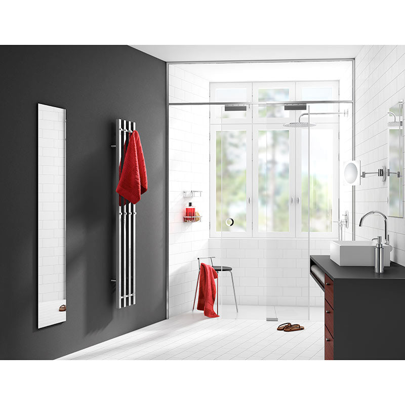 Smedbo Dry Stainless Steel Vertical Towel Warmer (2 Variants) - Brand New Bathrooms