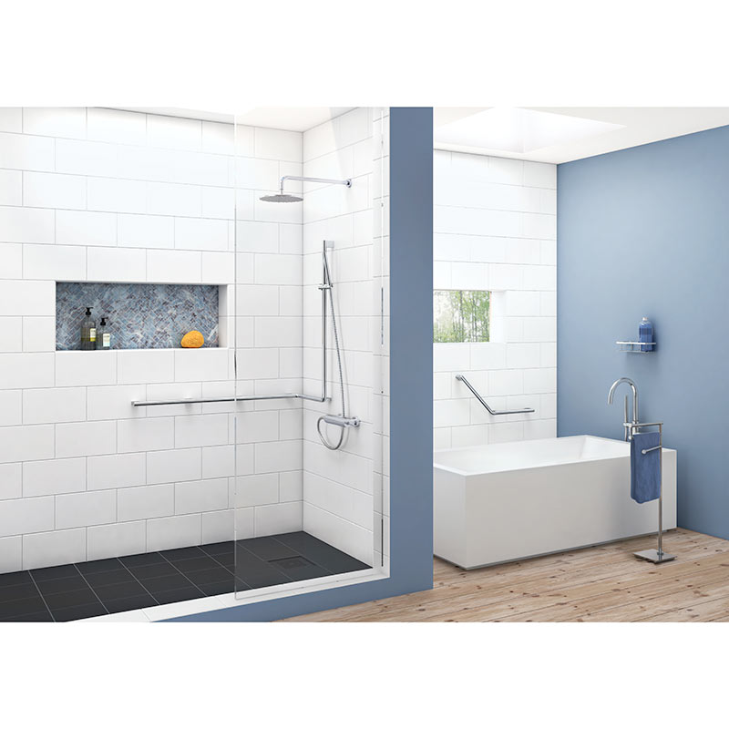 Smedbo Living Grab Bar Polished Stainless Steel &Chrome (9 Variants) - Brand New Bathrooms