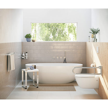 Smedbo Living Grab Bar Polished Stainless Steel &Chrome (9 Variants) - Brand New Bathrooms