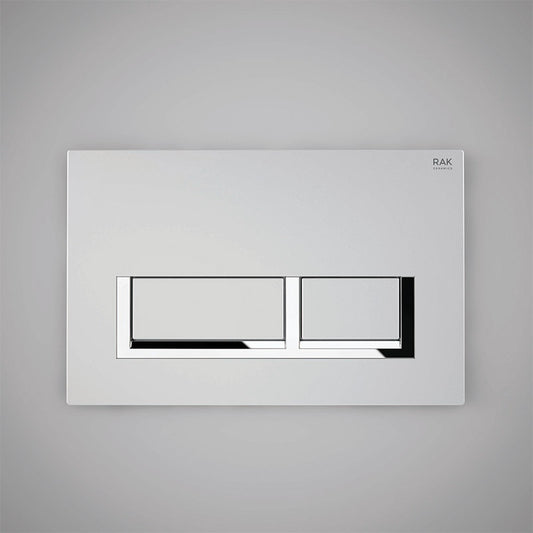 RAK Ceramics Flush Plate With Rectangular Push Plates (1 size, 2 colours) - Brand New Bathrooms