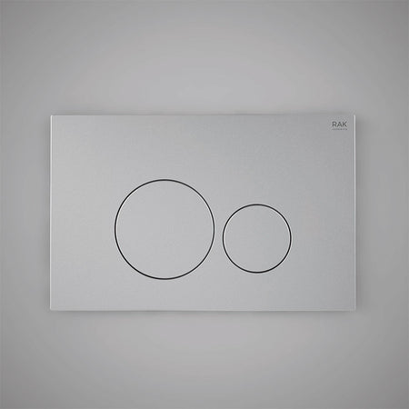 RAK Ceramics Flush Plate With Polished Round Push Plates (1 size, 2 colours) - Brand New Bathrooms
