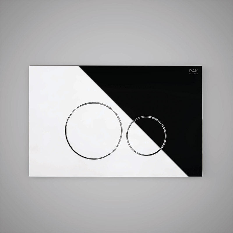 RAK Ceramics Flush Plate With Round Push Plates (1 size, 2 colours) - Brand New Bathrooms