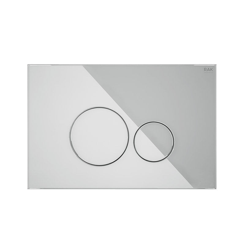 RAK Ceramics Ecofix Flush Plate With Push Plates (1 size, 2 styles, 2 colours) - Brand New Bathrooms
