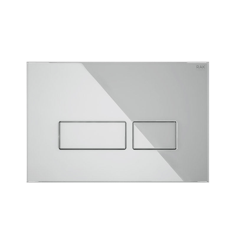 RAK Ceramics Ecofix Flush Plate With Push Plates (1 size, 2 styles, 2 colours) - Brand New Bathrooms