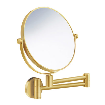 Smedbo Outline Shaving/Make-up Mirror (Brushed Brass) - Brand New Bathrooms