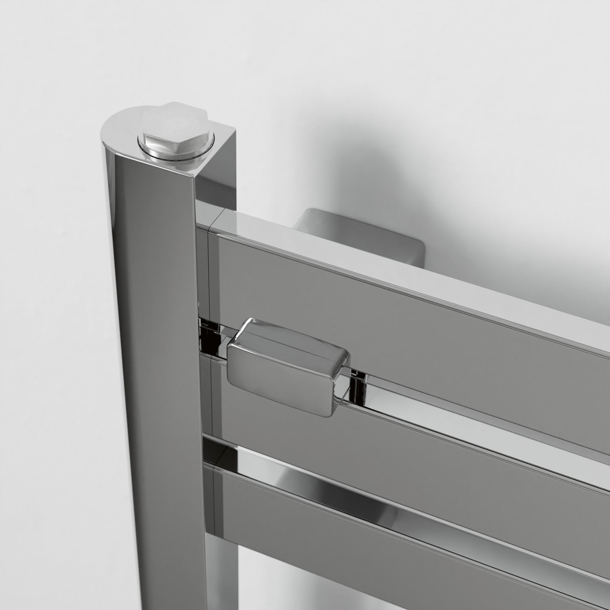 Eucotherm Flare Chrome Flat Panel Radiators (1 colour, 2 sizes) - Brand New Bathrooms