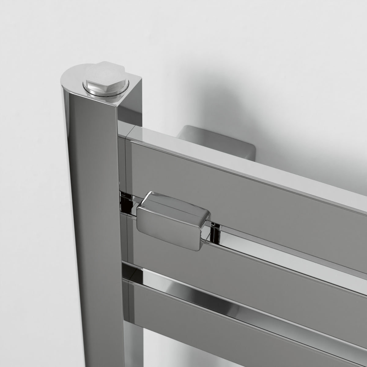 Eucotherm Flare Chrome Flat Panel Radiators (1 colour, 2 sizes) - Brand New Bathrooms