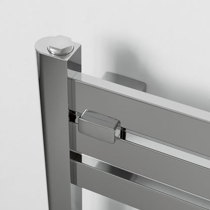 Eucotherm Flare Chrome Flat Panel Radiators (1 colour, 2 sizes) - Brand New Bathrooms