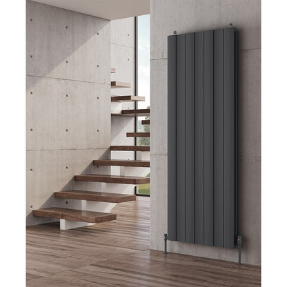 Reina Gio Vertical Aluminium Radiator (3 sizes, 2 types, 2 colours) - Brand New Bathrooms