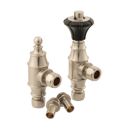 Arroll Solid Brass Designer Radiator Valve UK-29 (1 size, 5 colours) - Brand New Bathrooms