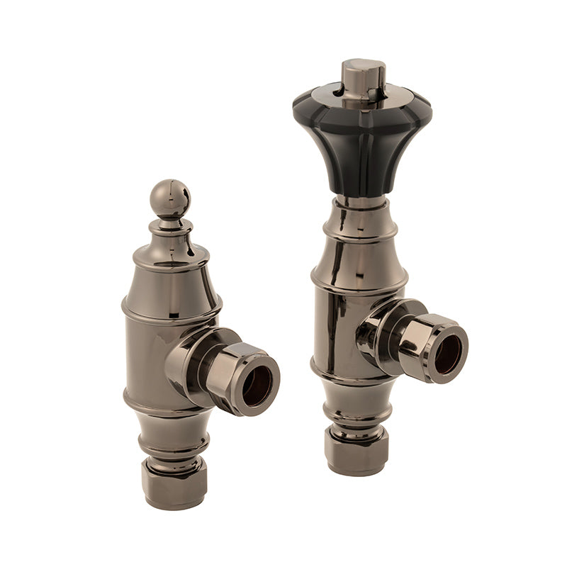 Arroll Solid Brass Designer Radiator Valve UK-29 (1 size, 5 colours) - Brand New Bathrooms