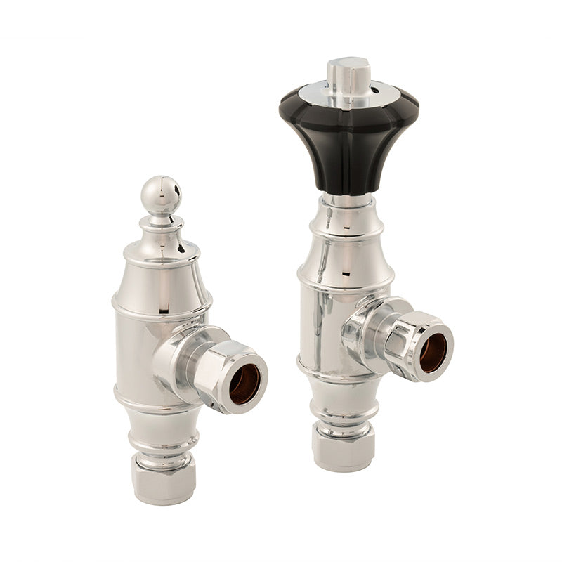 Arroll Solid Brass Designer Radiator Valve UK-29 (1 size, 5 colours) - Brand New Bathrooms