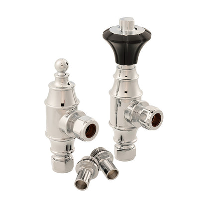 Arroll Solid Brass Designer Radiator Valve UK-29 (1 size, 5 colours) - Brand New Bathrooms