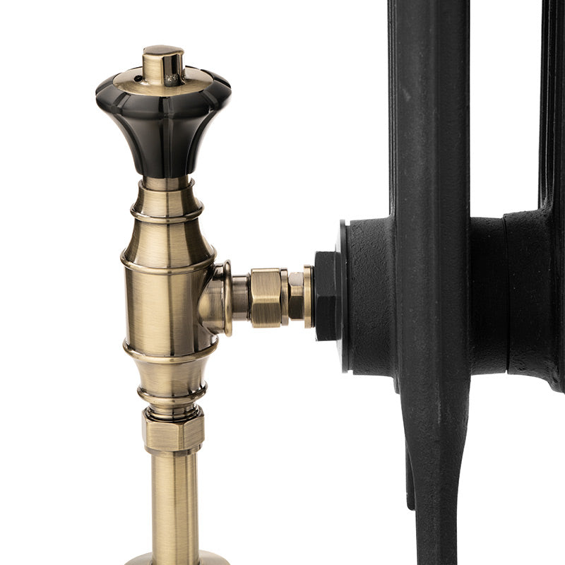 Arroll Solid Brass Designer Radiator Valve UK-29 (1 size, 5 colours) - Brand New Bathrooms