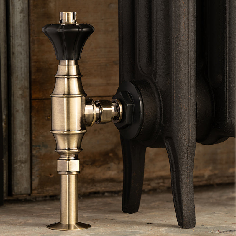 Arroll Solid Brass Designer Radiator Valve UK-29 (1 size, 5 colours) - Brand New Bathrooms