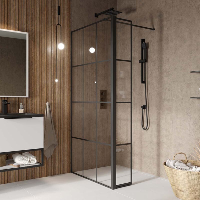 Scudo S8 Black Flipper Panel (2 Variants) - Brand New Bathroom 