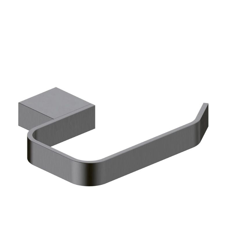 Scudo Napoli Gunmetal Paper Holder Matte Black - Brand New Bathrooms