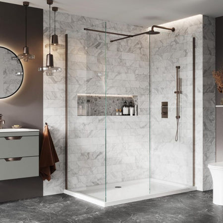 Scudo S8 Wetroom Panels Joining Piece (4 Styles) - Brand New Bathrooms
