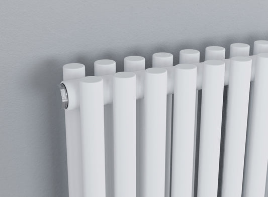 Eucotherm Gaja Vertical Tube Radiator (2 colours, 4 sizes, 2 styles) - Brand New Bathrooms