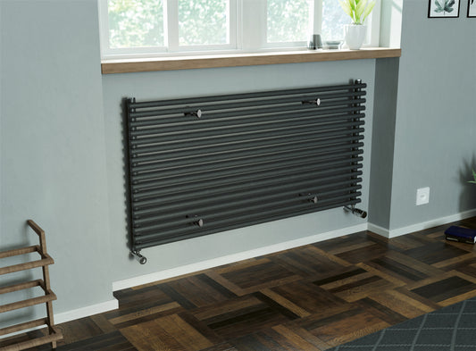 Eucotherm Gaja Horizontal Tube Radiator (2 colours, 3 sizes, 2 styles) - Brand New Bathrooms