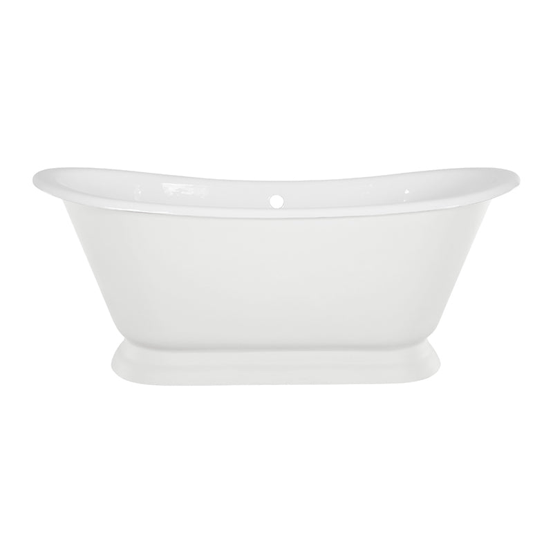 Hurlingham Galleon Double Ended Cast Iron Roll Top Bathtub (1 size, any colour) - Brand New Bathrooms
