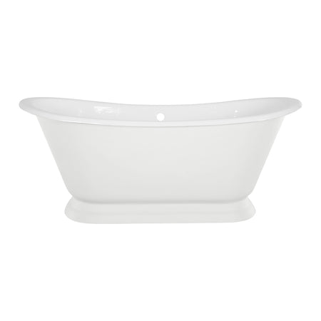 Hurlingham Galleon Double Ended Cast Iron Roll Top Bathtub (1 size, any colour) - Brand New Bathrooms