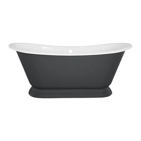 Hurlingham Galleon Double Ended Cast Iron Roll Top Bathtub (1 size, any colour) - Brand New Bathrooms