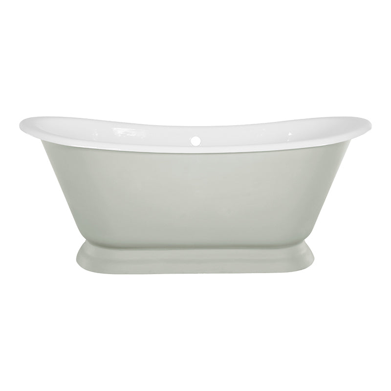 Hurlingham Galleon Double Ended Cast Iron Roll Top Bathtub (1 size, any colour) - Brand New Bathrooms