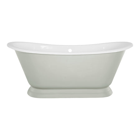 Hurlingham Galleon Double Ended Cast Iron Roll Top Bathtub (1 size, any colour) - Brand New Bathrooms