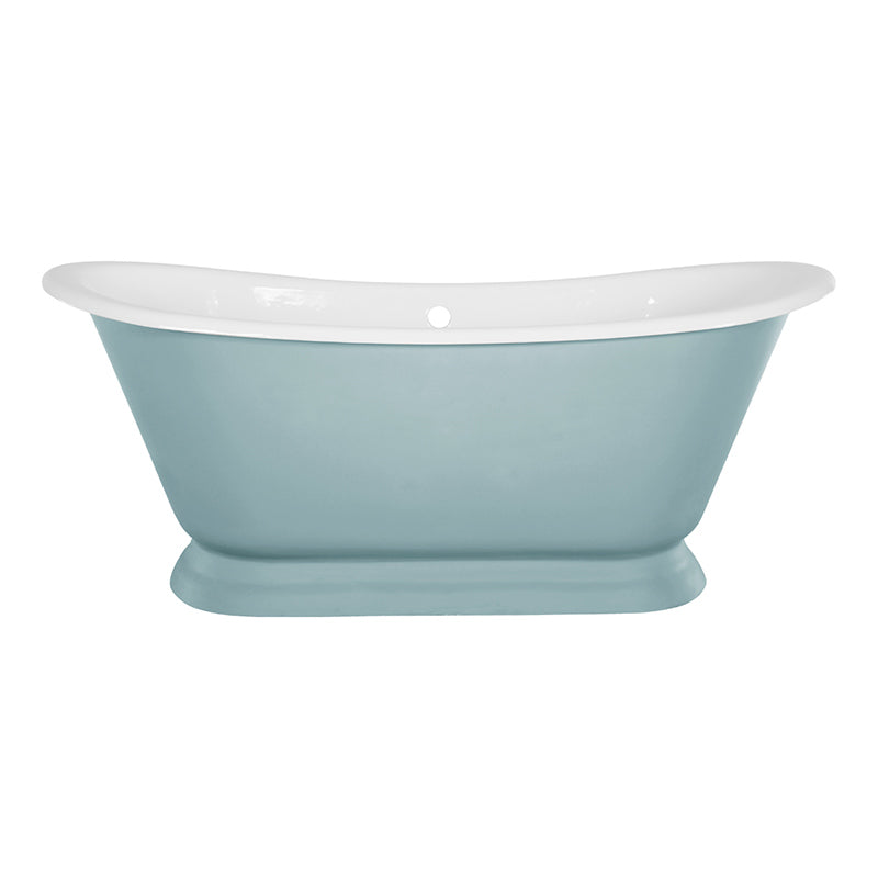 Hurlingham Galleon Double Ended Cast Iron Roll Top Bathtub (1 size, any colour) - Brand New Bathrooms