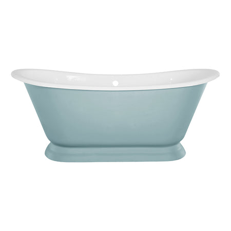 Hurlingham Galleon Double Ended Cast Iron Roll Top Bathtub (1 size, any colour) - Brand New Bathrooms
