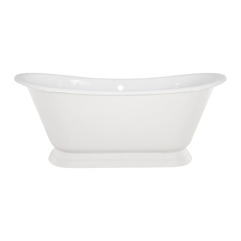 Hurlingham Galleon Double Ended Cast Iron Roll Top Bathtub (1 size, any colour) - Brand New Bathrooms