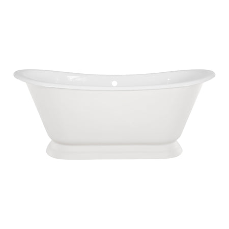 Hurlingham Galleon Double Ended Cast Iron Roll Top Bathtub (1 size, any colour) - Brand New Bathrooms