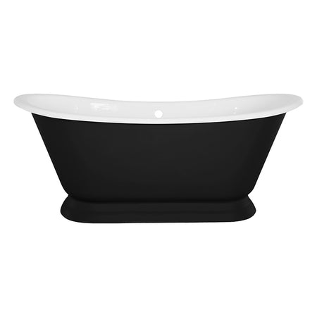Hurlingham Galleon Double Ended Cast Iron Roll Top Bathtub (1 size, any colour) - Brand New Bathrooms