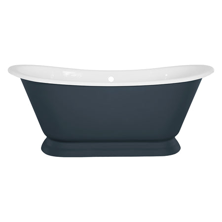 Hurlingham Galleon Double Ended Cast Iron Roll Top Bathtub (1 size, any colour) - Brand New Bathrooms