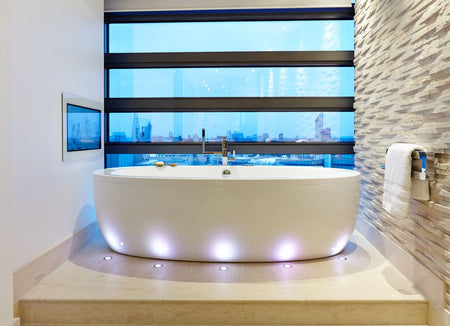 Aquavision Genesis Frameless Bathroom TV (4 sizes, 3 choices of glass finish) - Brand New Bathrooms