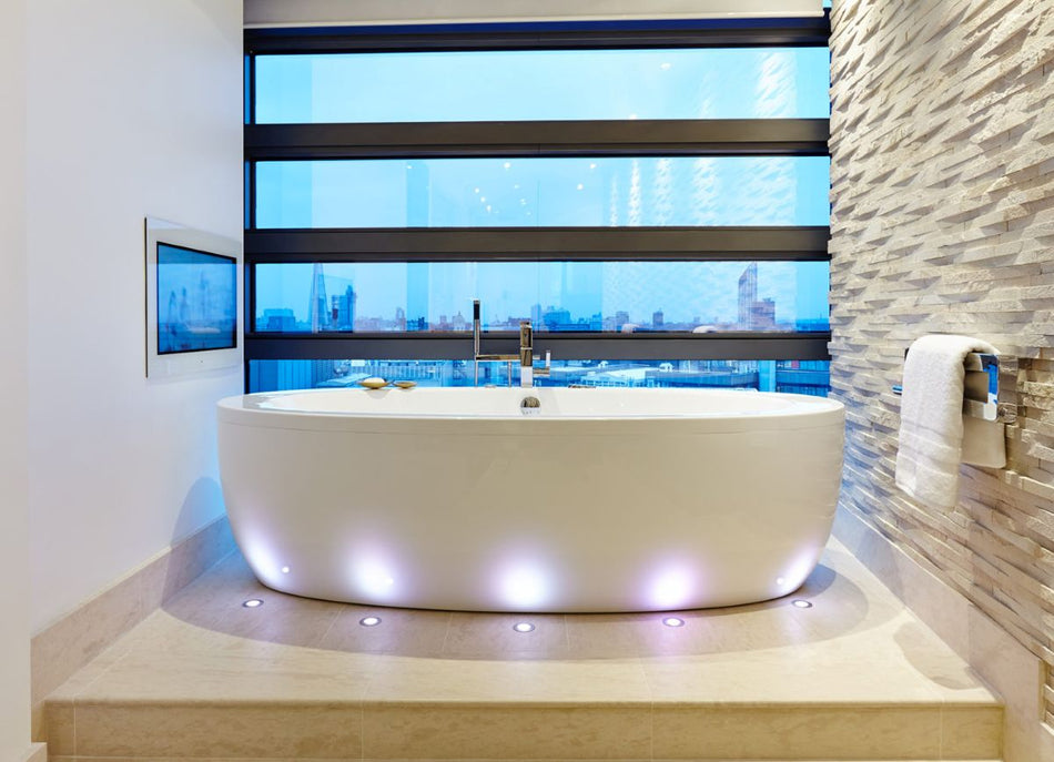 Aquavision Genesis Frameless Bathroom TV (4 sizes, 3 choices of glass finish) - Brand New Bathrooms