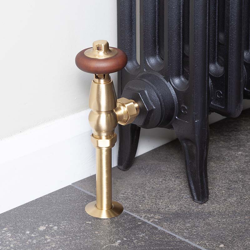 Carron Kingsgrove Inlet Thermostatic Radiator Valve (1 size, 6 colours) - Brand New Bathrooms