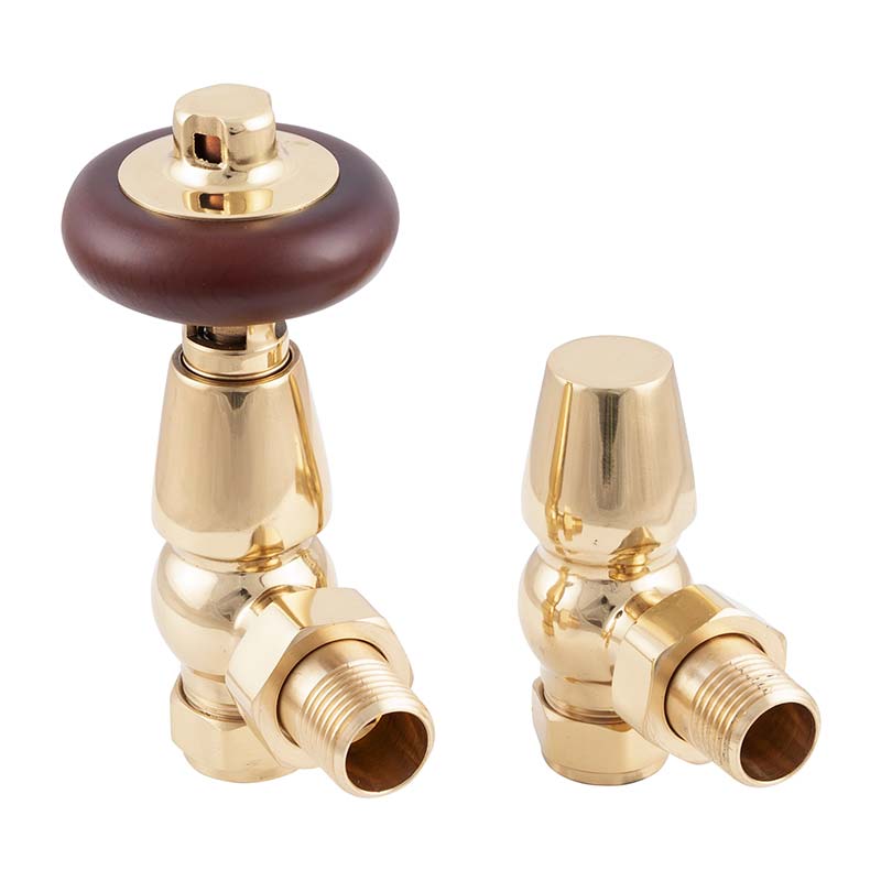 Carron Kingsgrove Inlet Thermostatic Radiator Valve (1 size, 6 colours) - Brand New Bathrooms