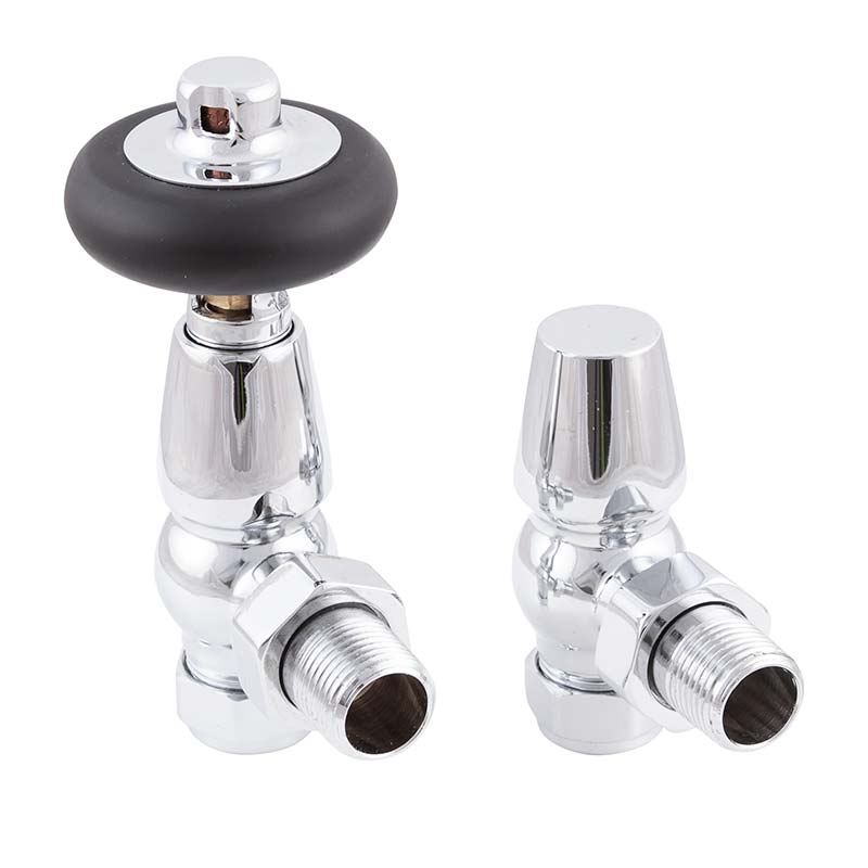 Carron Kingsgrove Inlet Thermostatic Radiator Valve (1 size, 6 colours) - Brand New Bathrooms