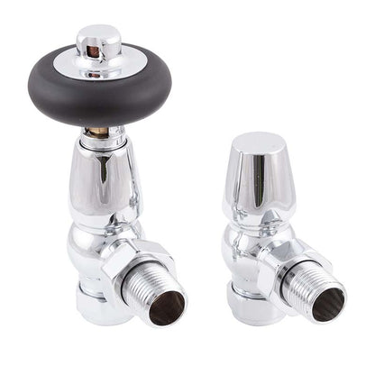 Carron Kingsgrove Inlet Thermostatic Radiator Valve (1 size, 6 colours) - Brand New Bathrooms