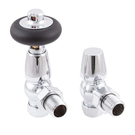 Carron Kingsgrove Inlet Thermostatic Radiator Valve (1 size, 6 colours) - Brand New Bathrooms